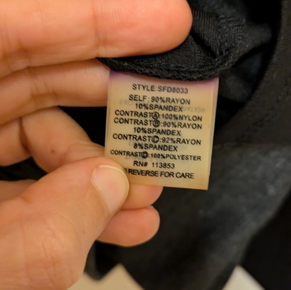 Black Lace Exposed Back Zipper Mini Sheath Dress - Small, EUC - Picture 8 of 8